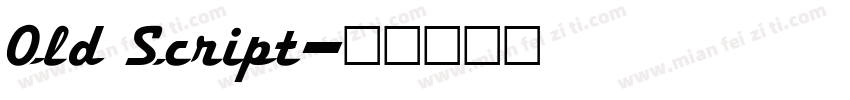 Old Script字体转换